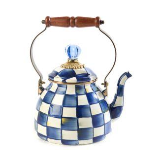 Mackenzie-Childs Royal Check 2-Quart Tea Kettle