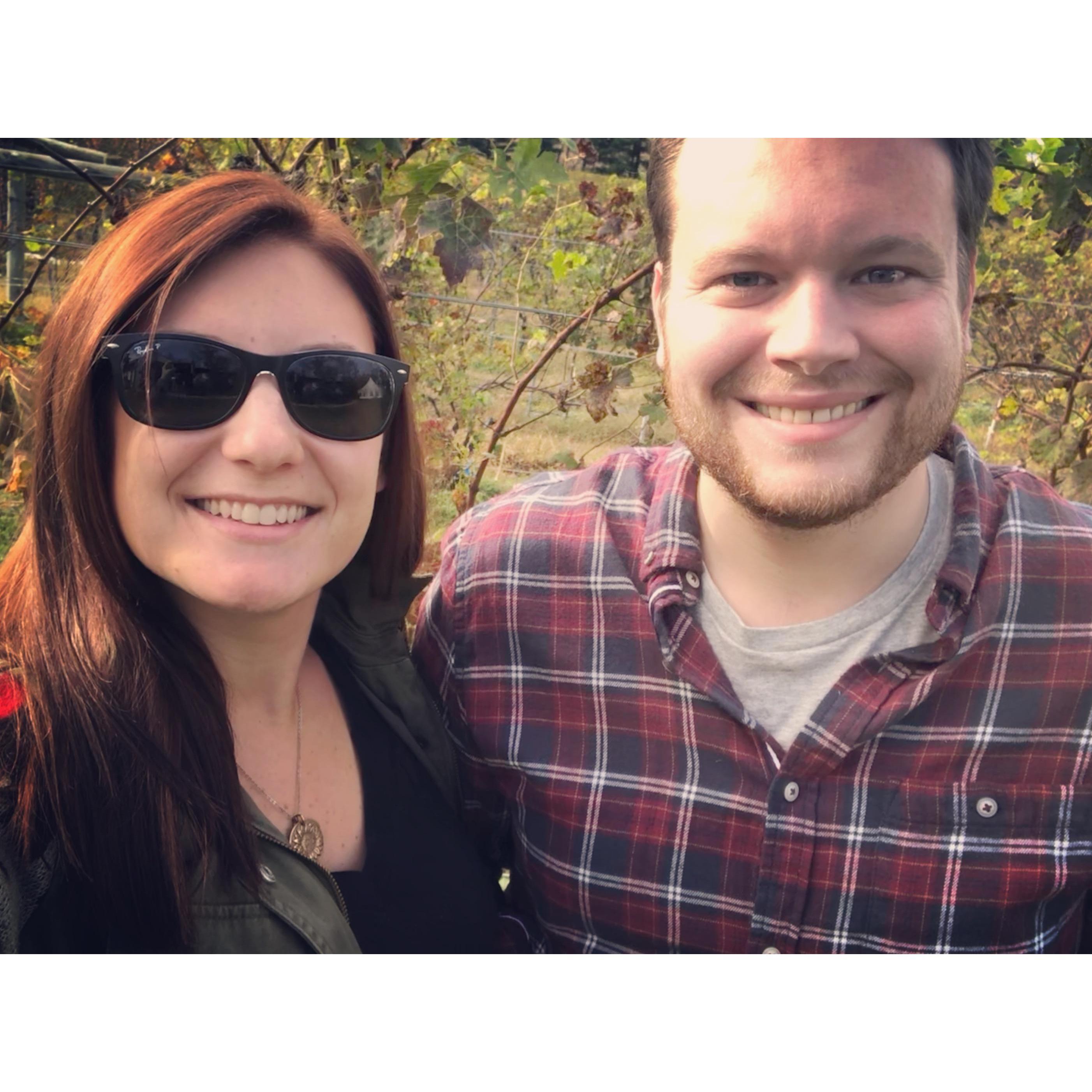 Visiting Elk Run - a local winery