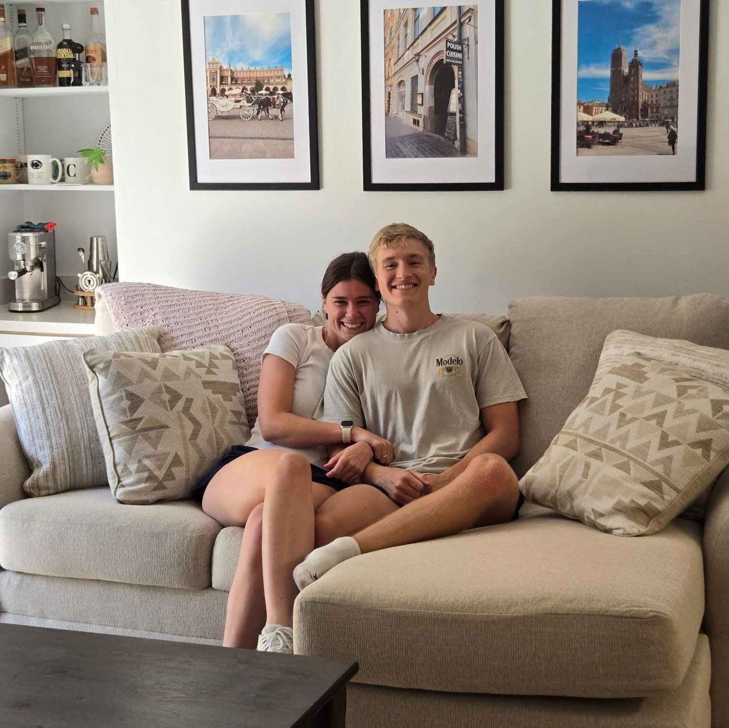 August 9th, 2025. WE MOVED IN!! Our first apartment together :) We were so happy to be together after a year of long distance