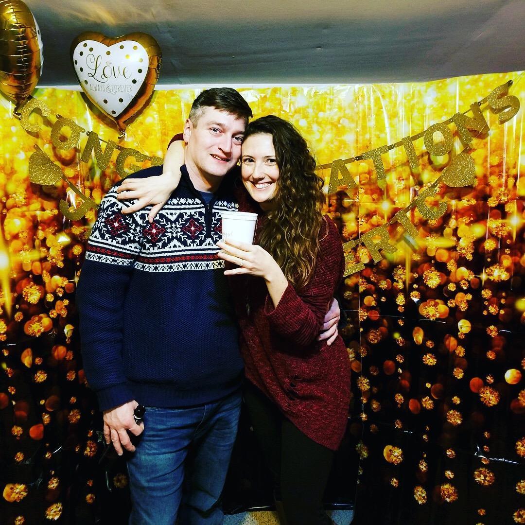 The night of our engagement!
