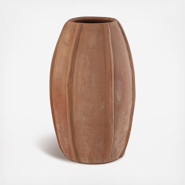 Dark Grey Ceramic Vase - Thumbnail 4