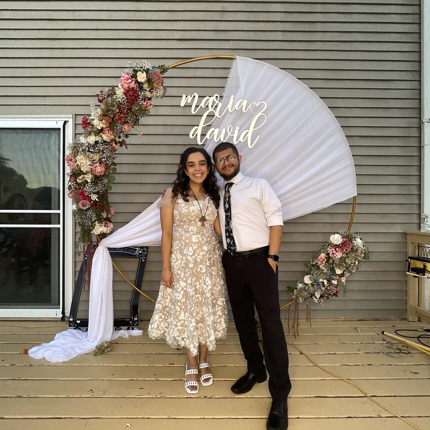 David set up this photo booth himself