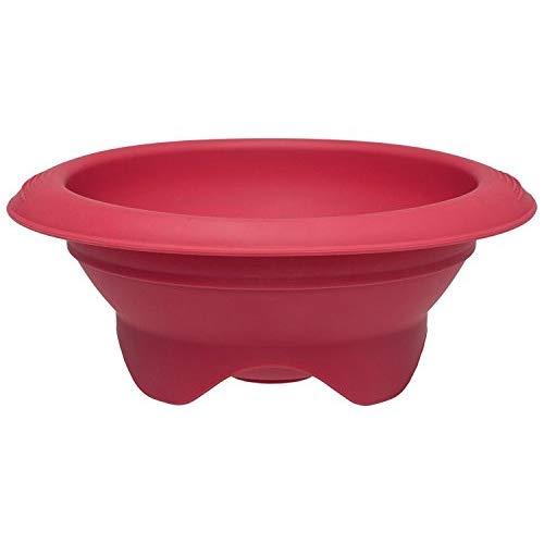 Rose Levy Beranbaum’s Baking Bowl Double Boiler, European-Grade Silicone, Red, 1.5-Quarts (6-Cups) Capacity