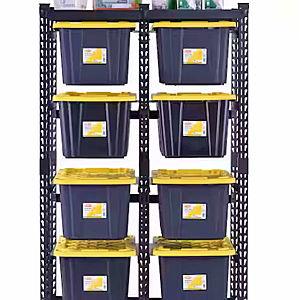 10-Tote Metal Storage Rack for HDX 14 and 27 Gal. Totes
