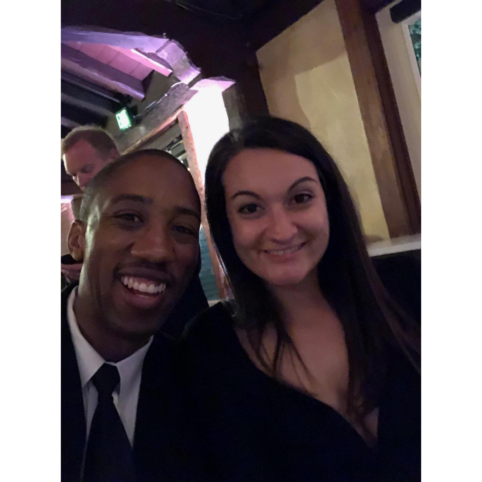 The first of many wedding we've gone to together.