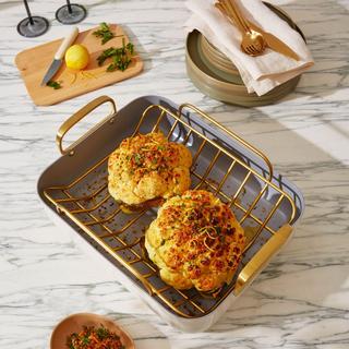 Ceramic Non-Stick Roasting Pan with Rack