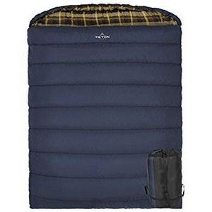 TETON Sports Mammoth Queen Size Sleeping Bag; Warm and Comfortable; Double Sleeping Bag Great for Family Camping; Compression Sack Included
