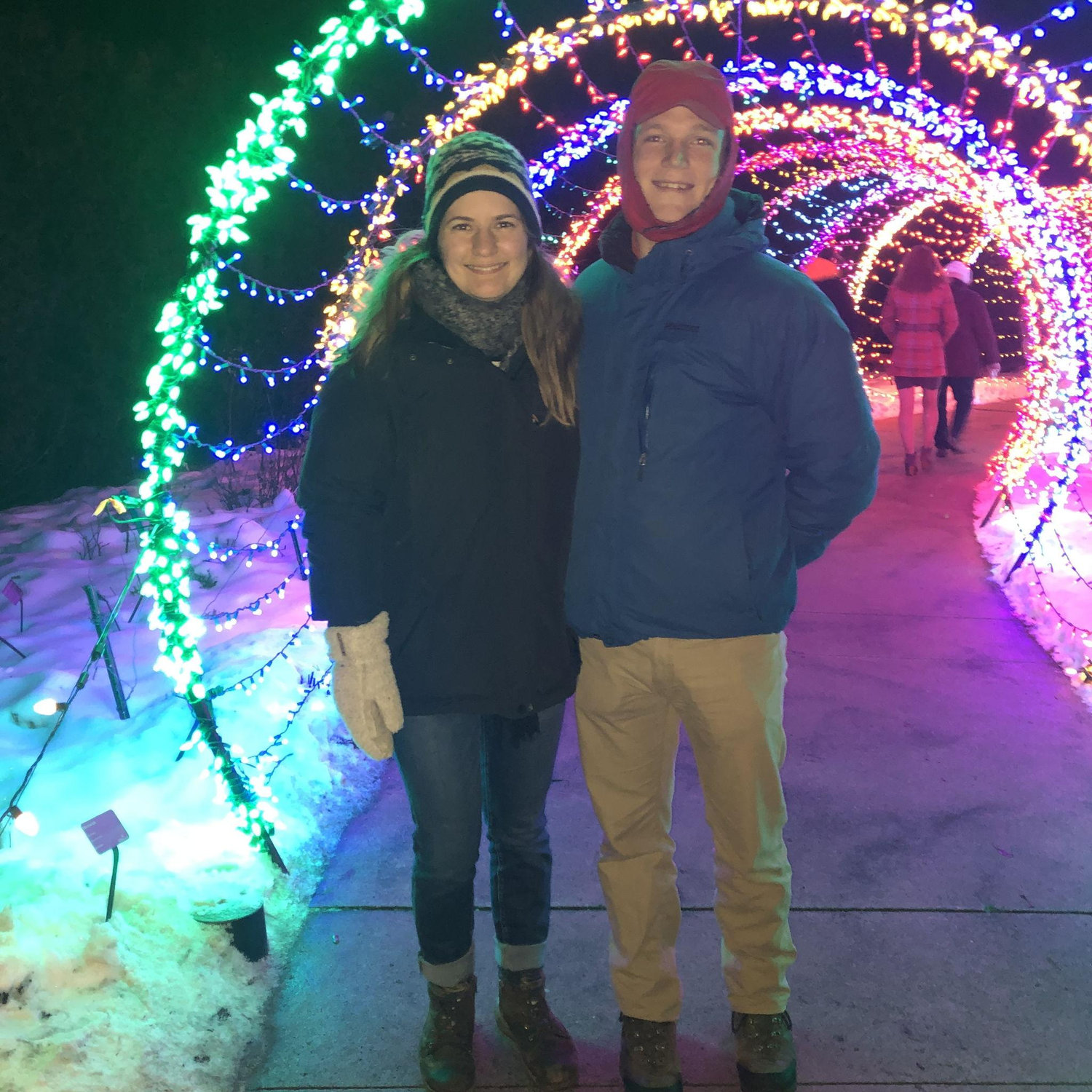 Exploring Green Bay during Christmas time