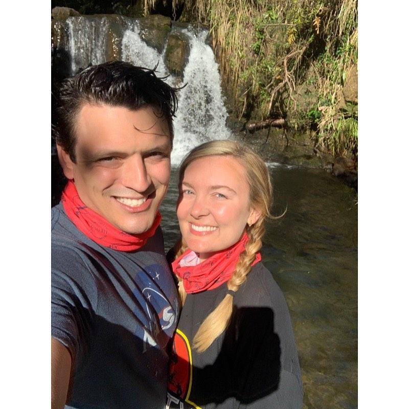 Waterfall stop while ATV-ing