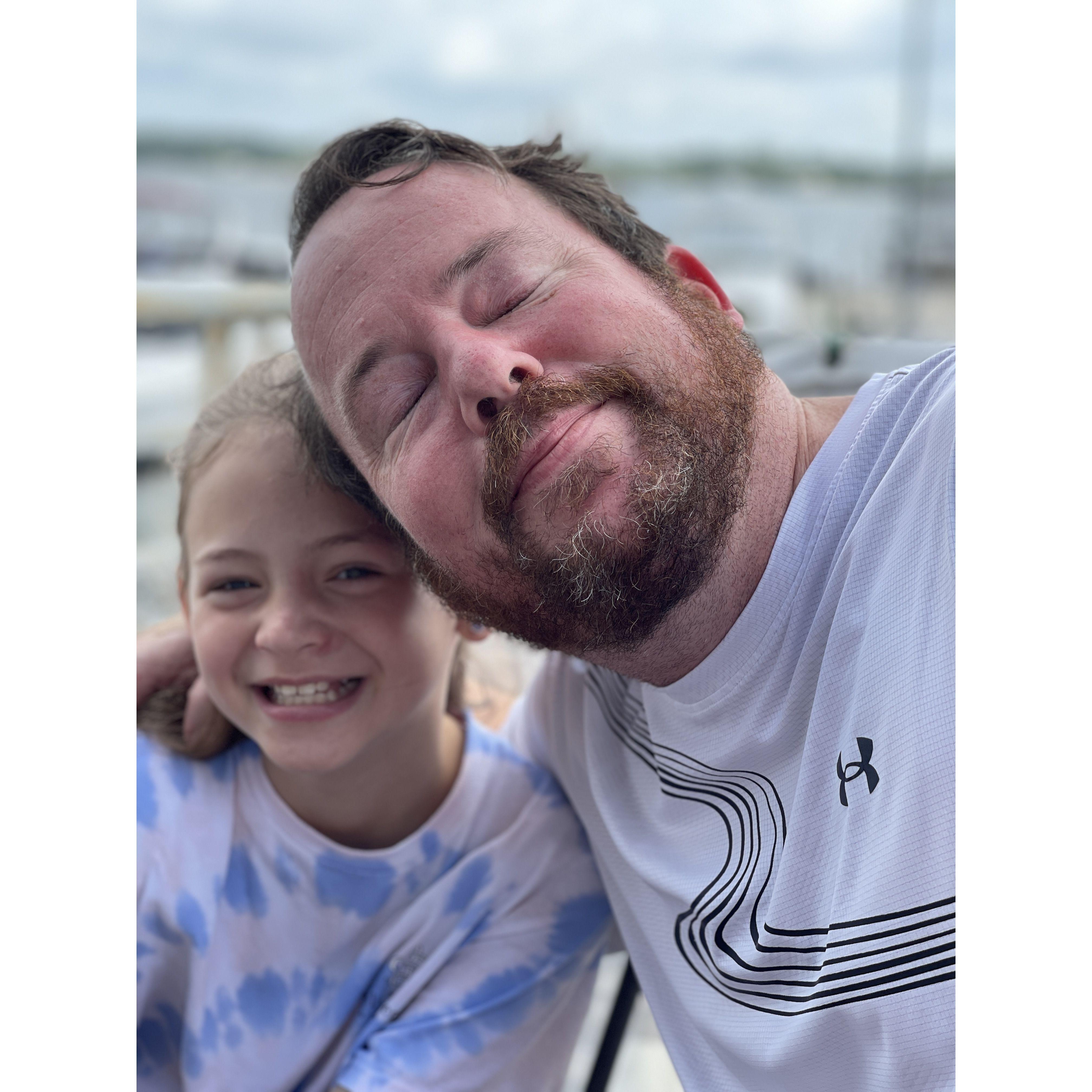 Eating at Oso's in Orange Beach