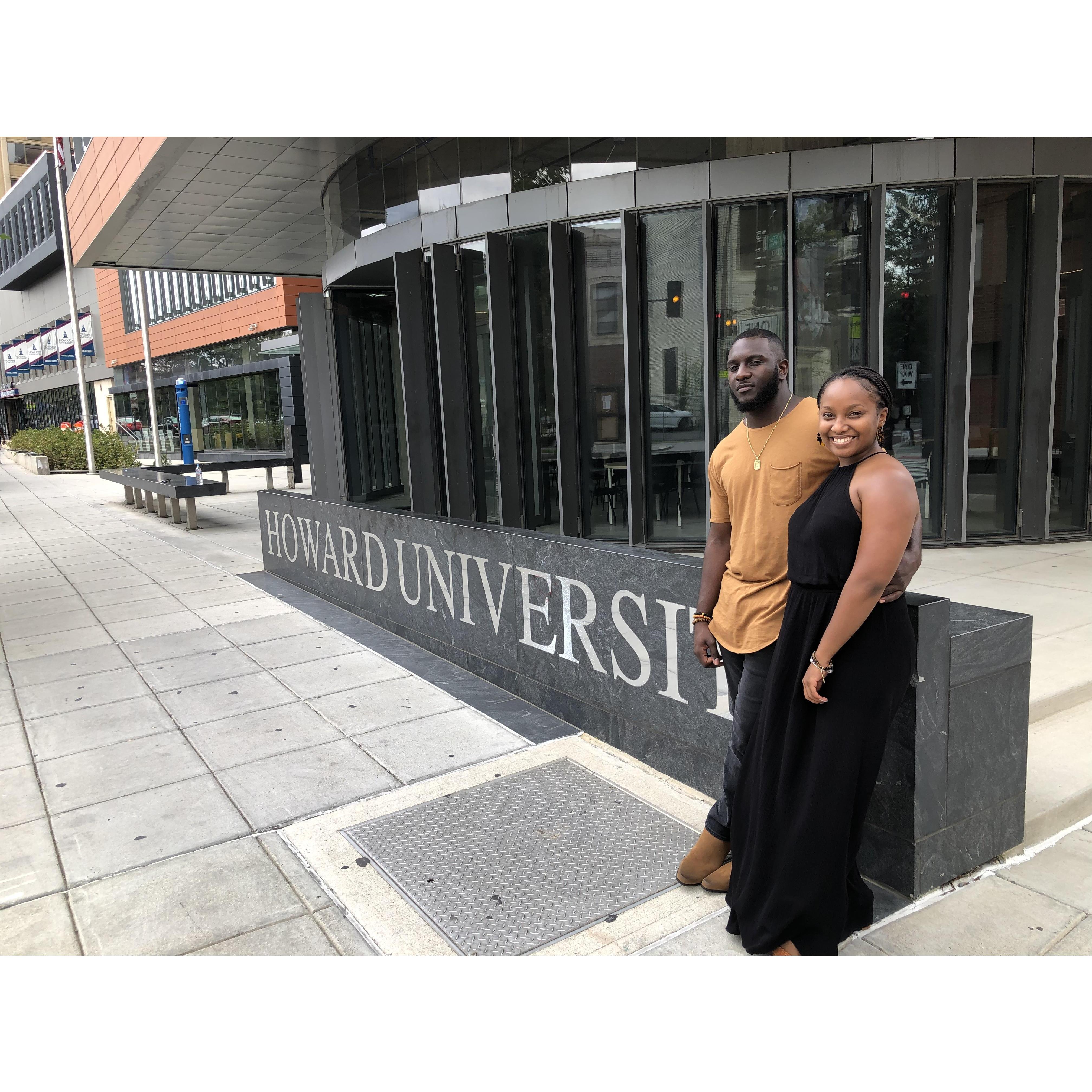 First time in DC with her & first time on Howard’s campus *Insert Howard jargon* (September 2019)