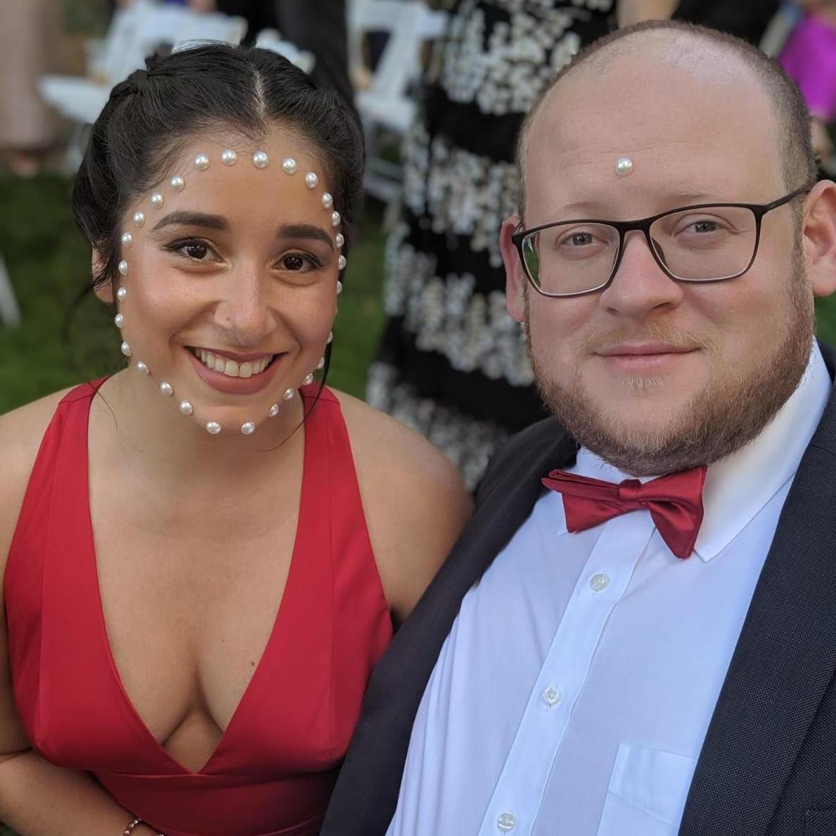 Pearl face for Meltem and Matt's wedding