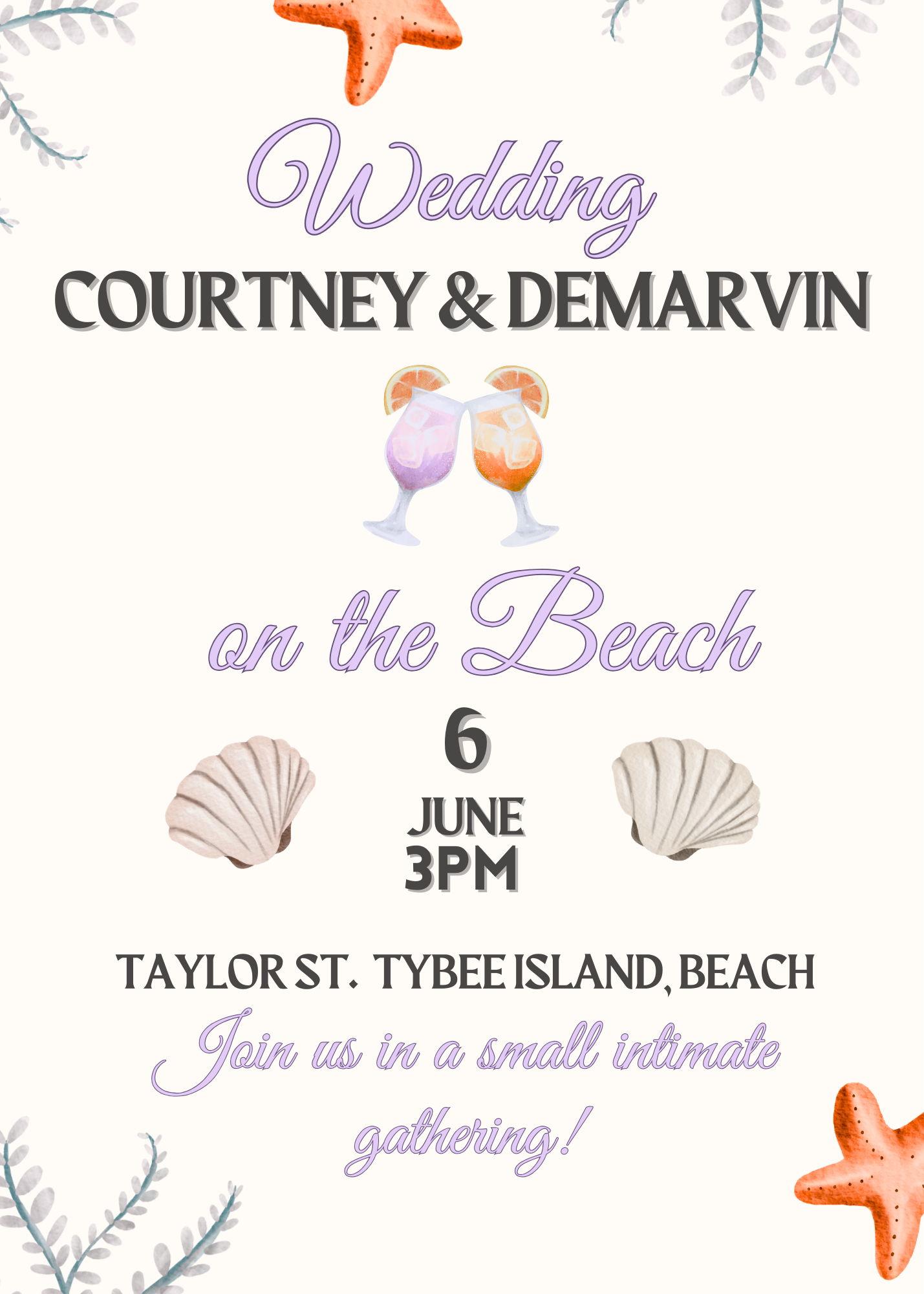 The Wedding Website of Courtney Richardson and Demarvin Morgan