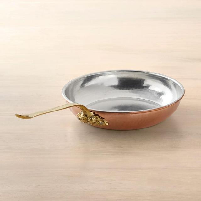 Ruffoni Historia Hammered Copper Fry Pan with Artichoke Handle, 11"