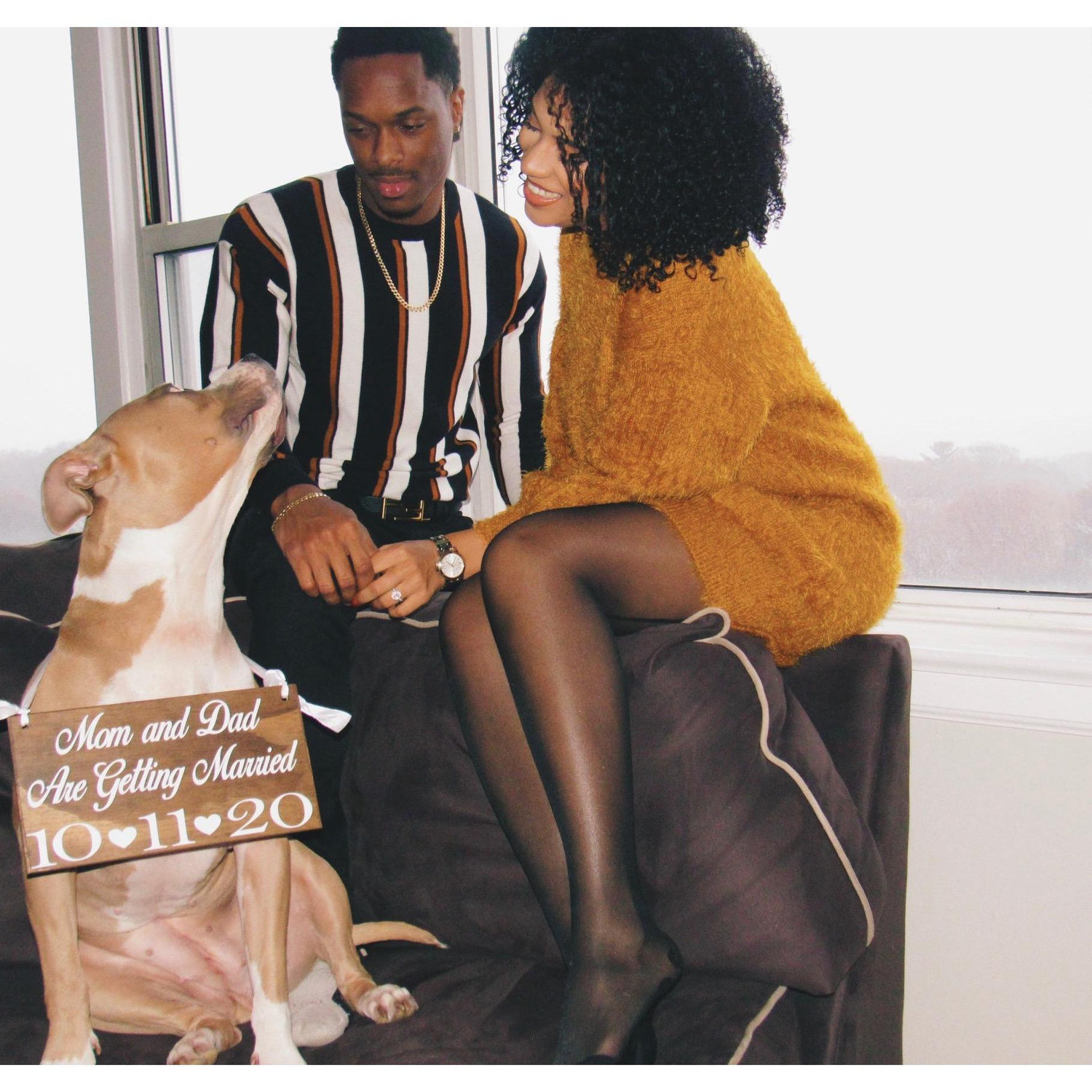 When we told Nova Mommy & Daddy were Getting Married!!