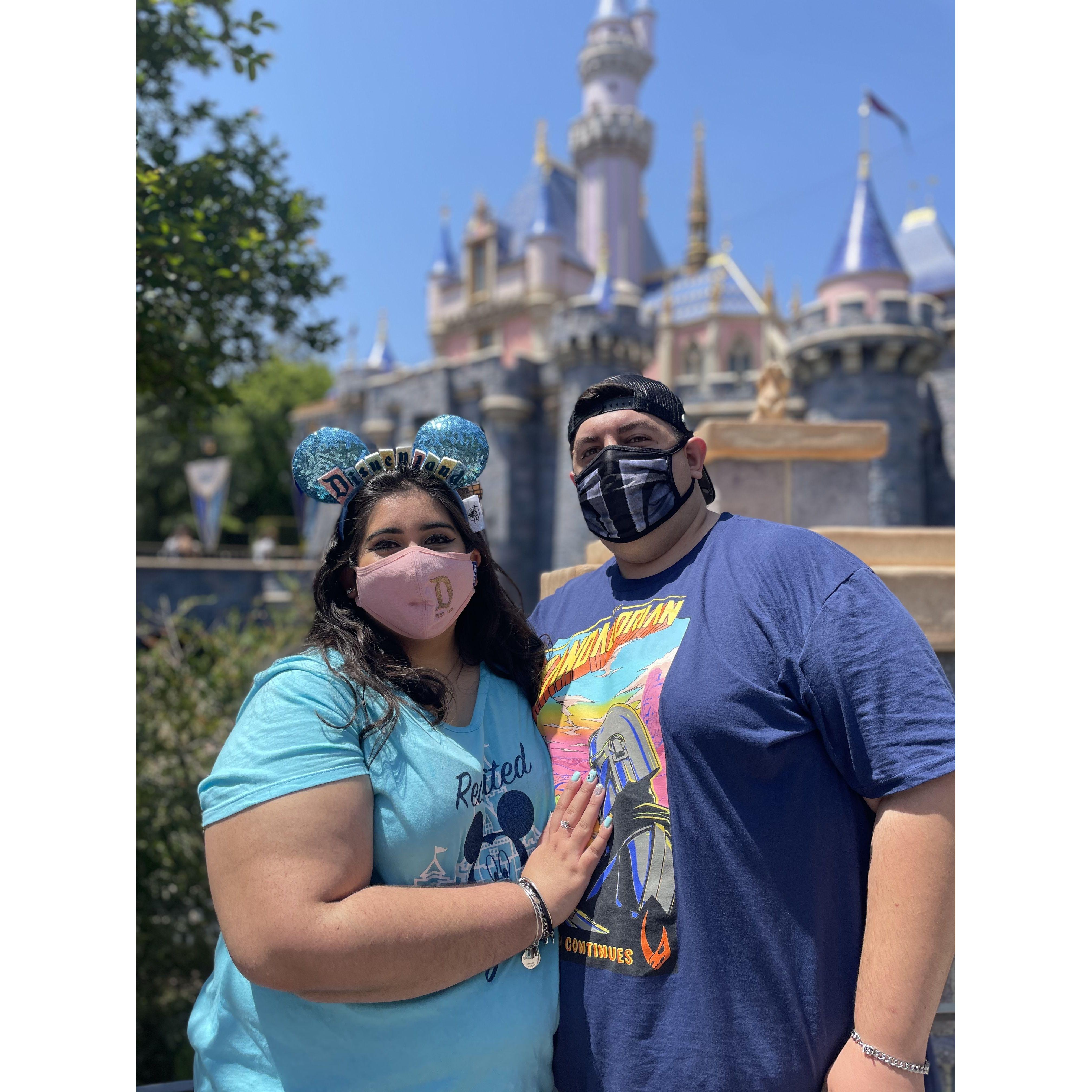 May 2021- Our first trip to Disneyland together will always be special.