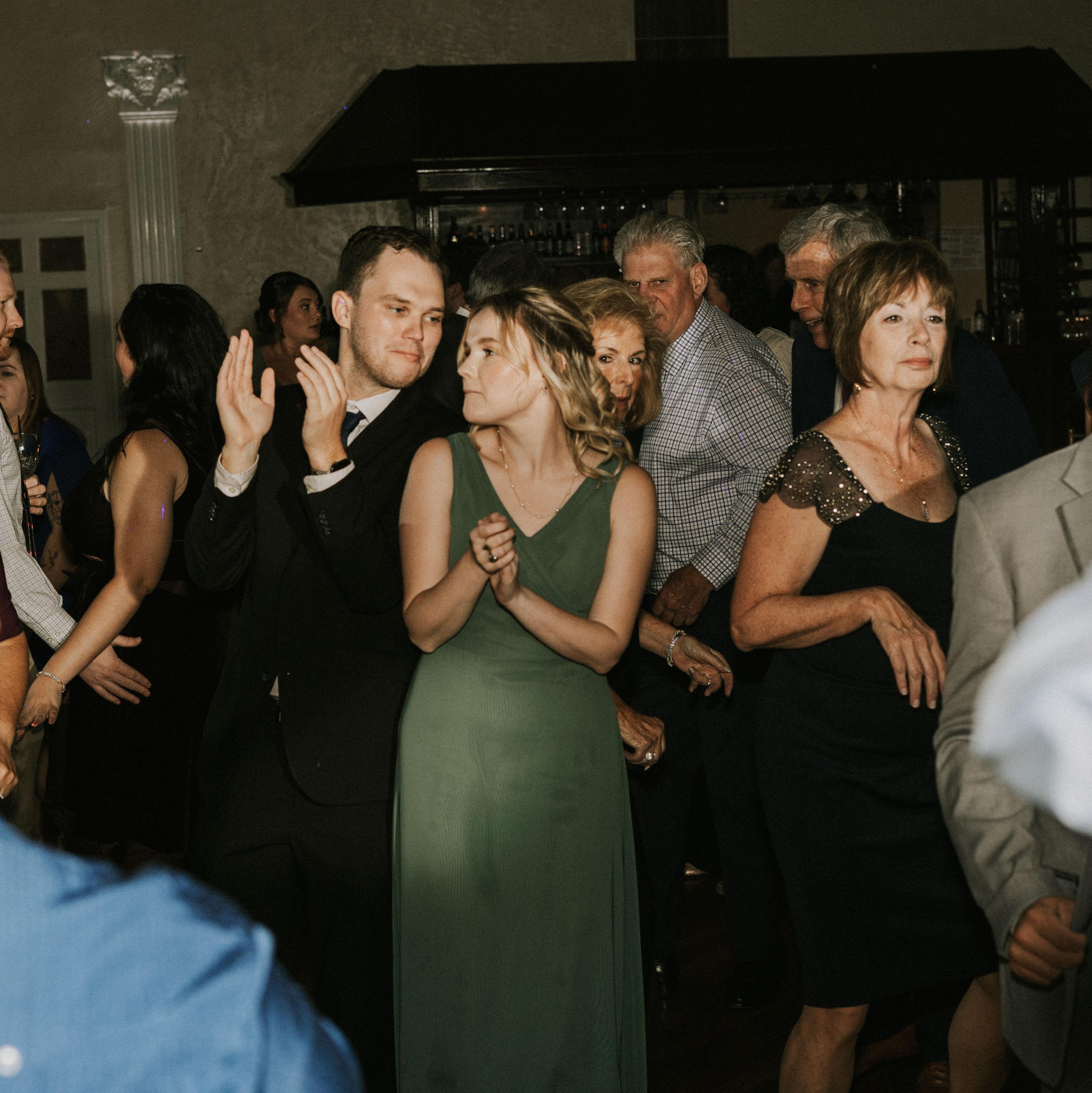 Celebrating at co-Matron of Honor and cousin Katherine's wedding. October 2023.