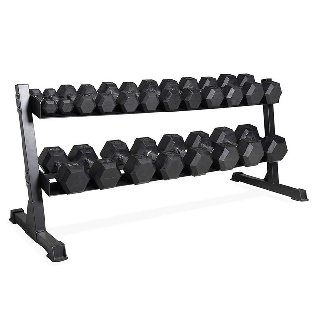 CAP Barbell Dumbbell Set with Rack | Multiple Options 280 lb, 550 lb & 1200 lb
