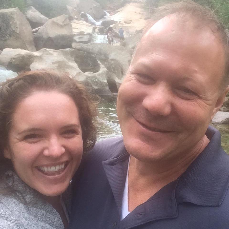 In this first weekend getaway, Jen had David take his first selfies... which made him very uncomfortable! ha ha