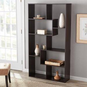 Mainstays 8-Cube Bookcase, White or Espresso