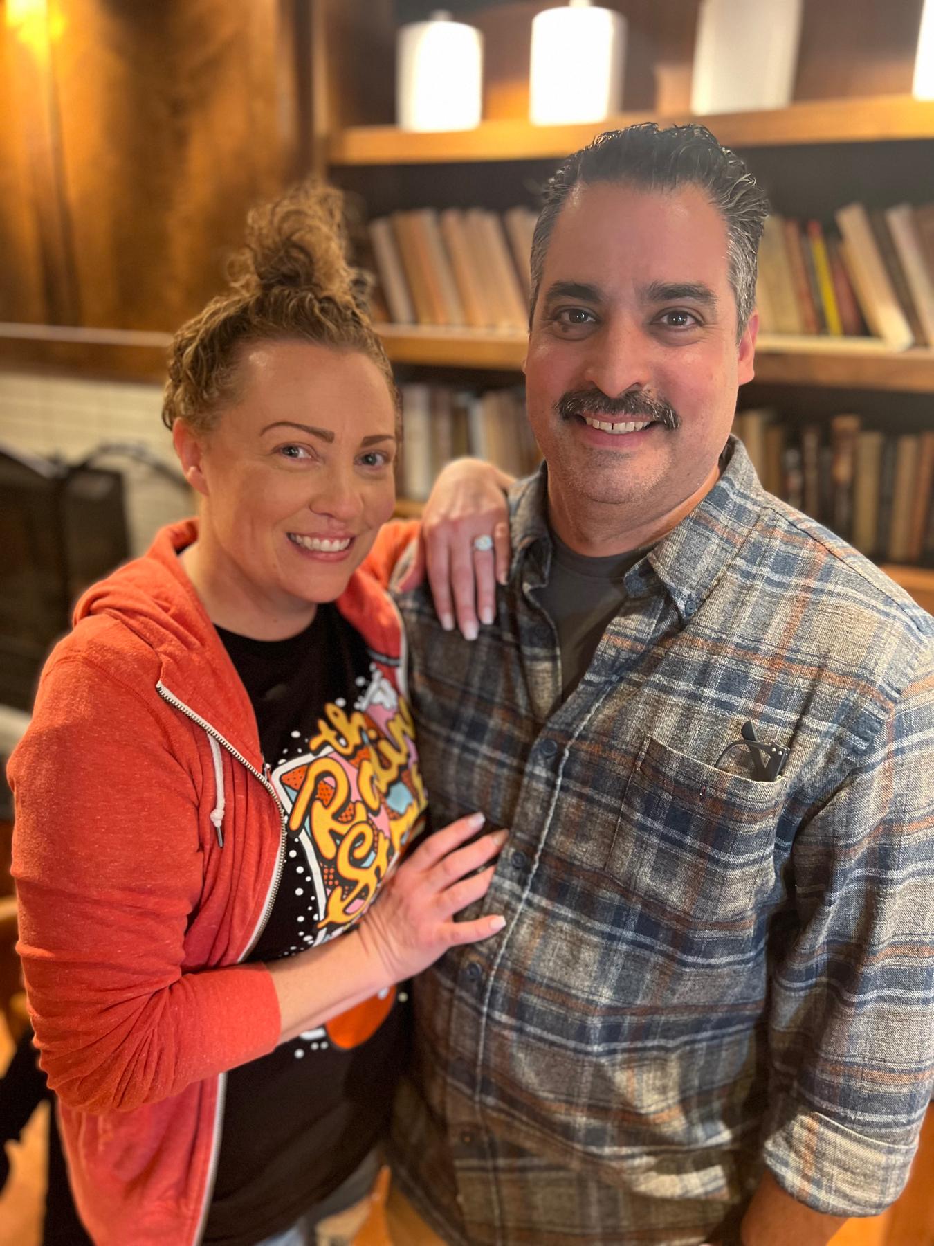 First photo as an engaged couple, November 10th, 2022.