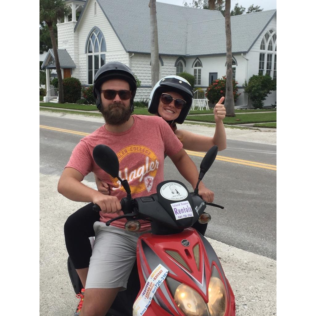 scootin' around in Ana Maria