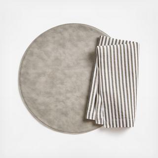 Maxwell Round Easy-Care Placemat, Set of 4