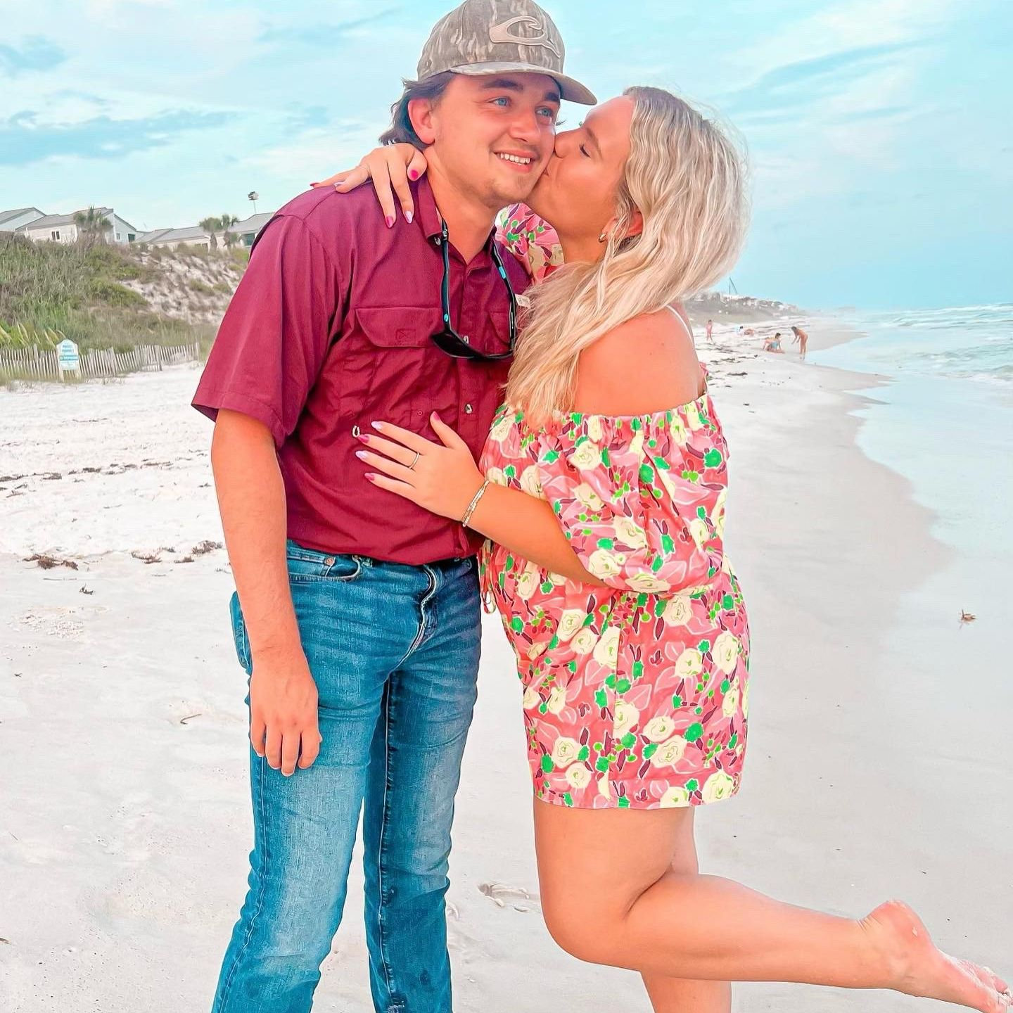 Our first beach trip together