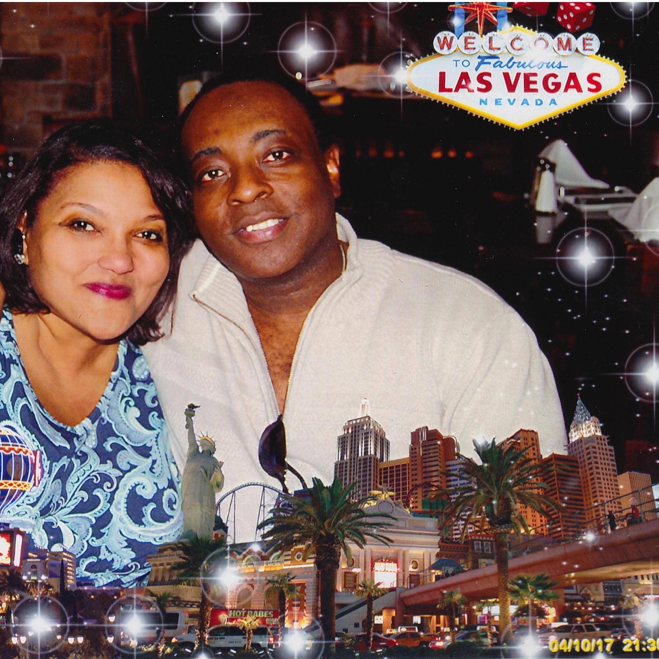 The two of us enjoying Vegas!
