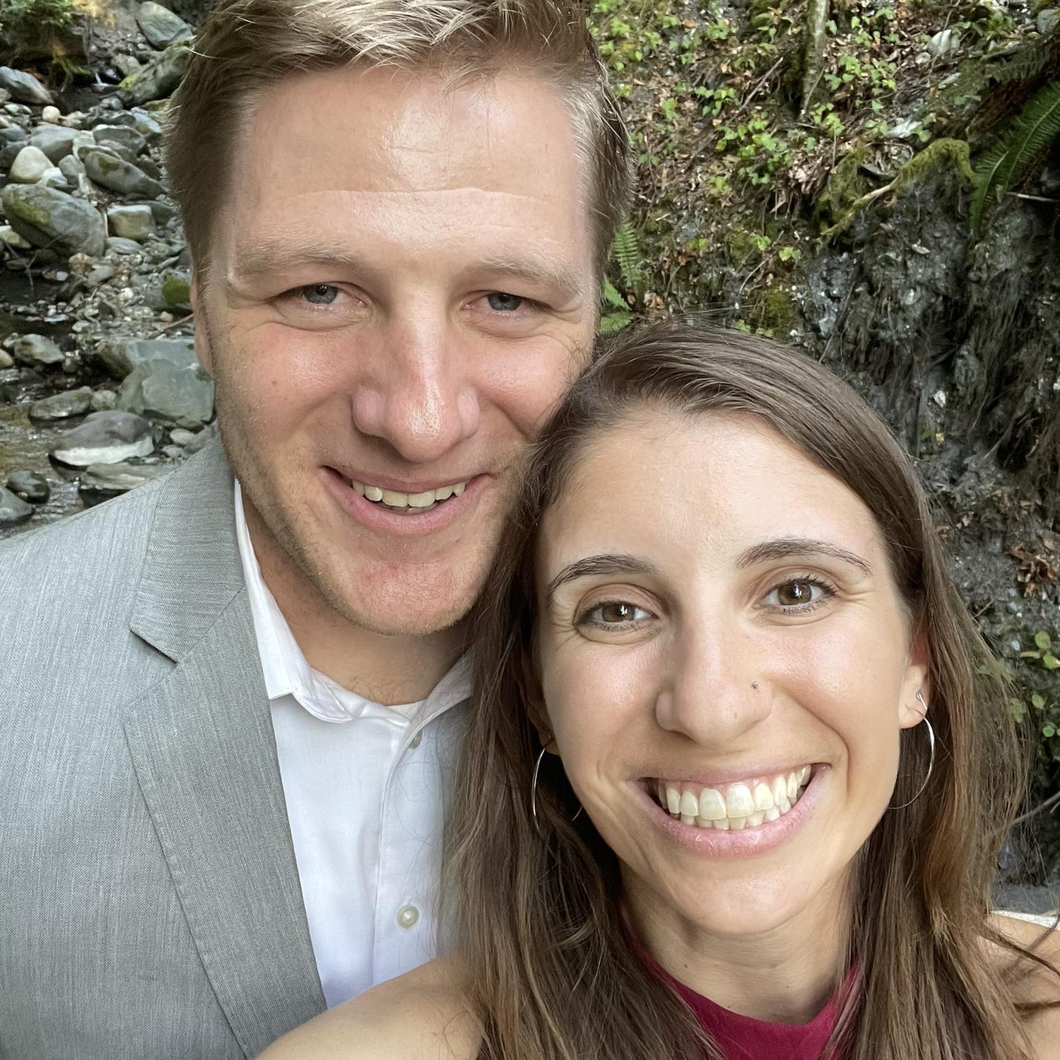 Smiling big at our friend’s, Kiersha and Joe’s wedding