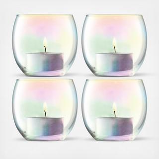 Pearl Votive Candle Holder, Set of 4