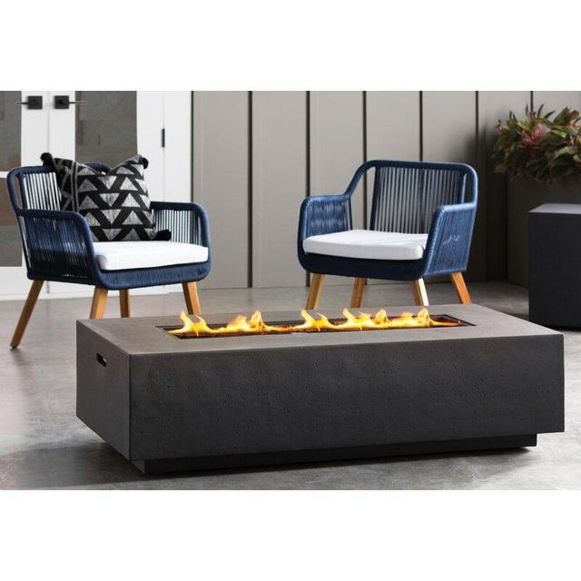 Belle Stone Propane Gas Fire Pit Table