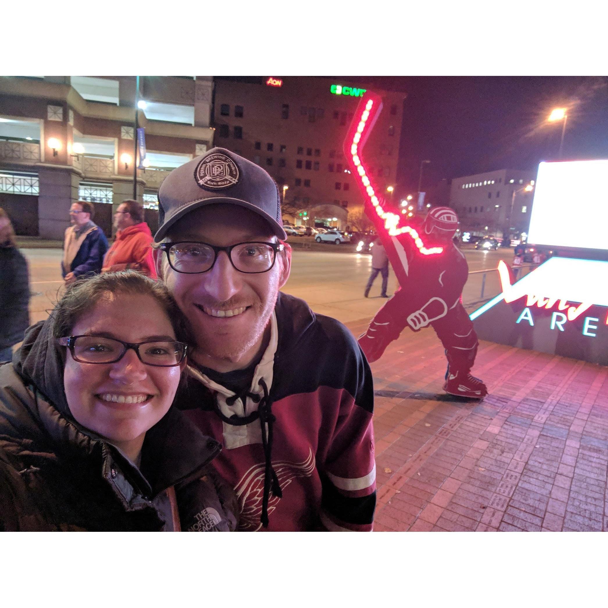 Griffins game at the Van Andel in GR.