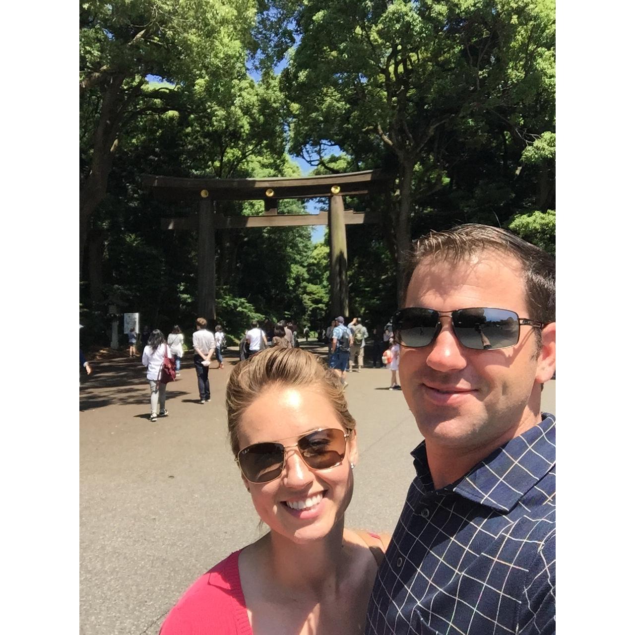 Visiting the Meiji Shrine in Shibuya, Tokyo, Japan in 2015