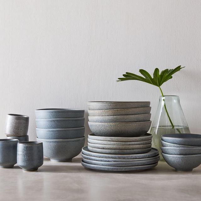 Kanto Matte Glaze Stoneware Dinnerware (Set of 24)