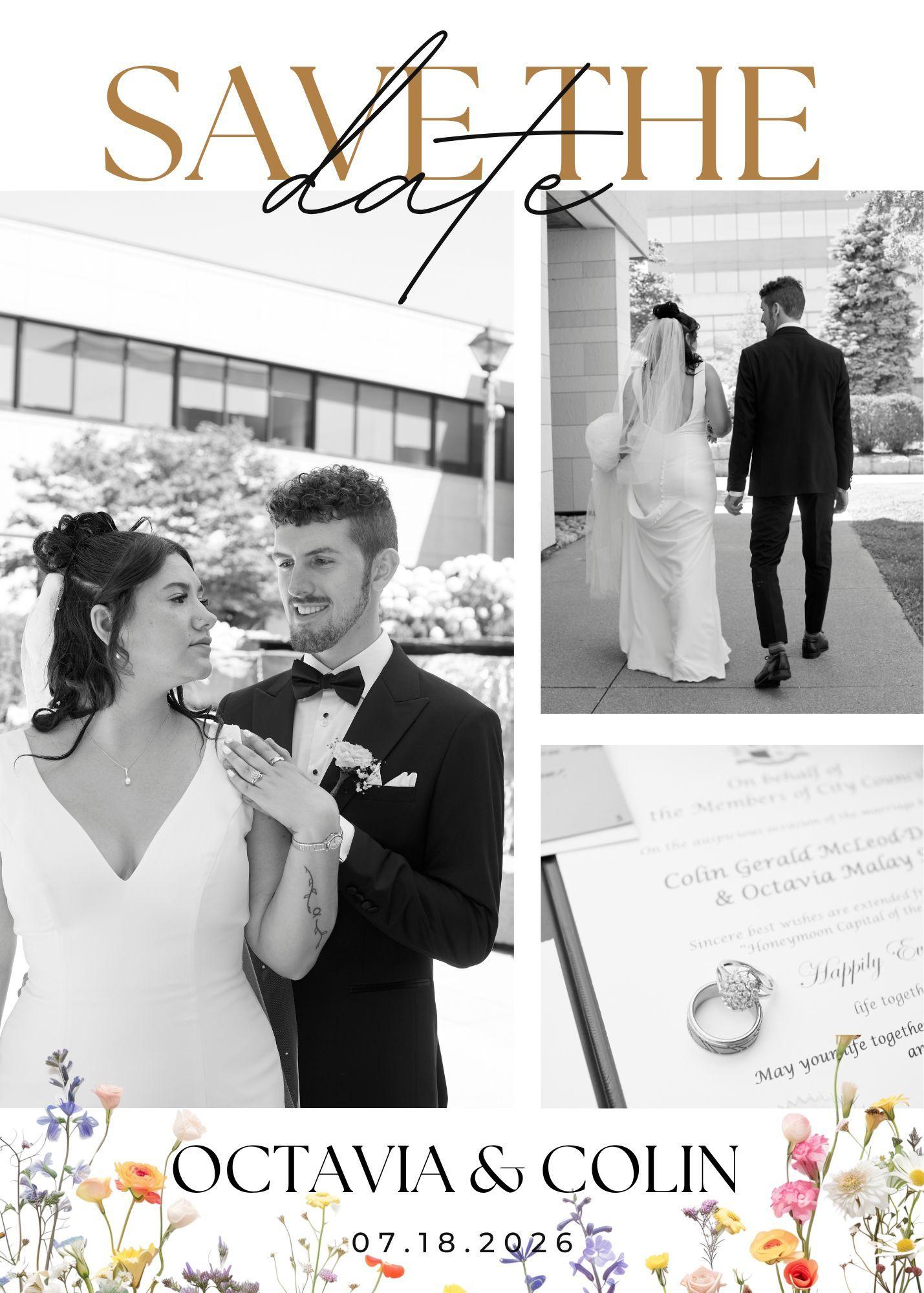 The Wedding Website of Octavia Sleek McLeod-Demers and Colin McLeod-Demers