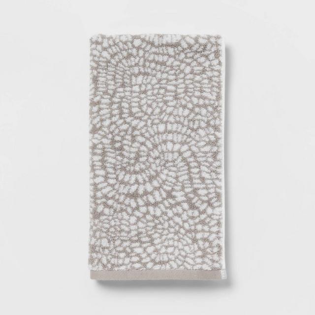 Performance Plus Hand Towel Gray Geo - Threshold™
