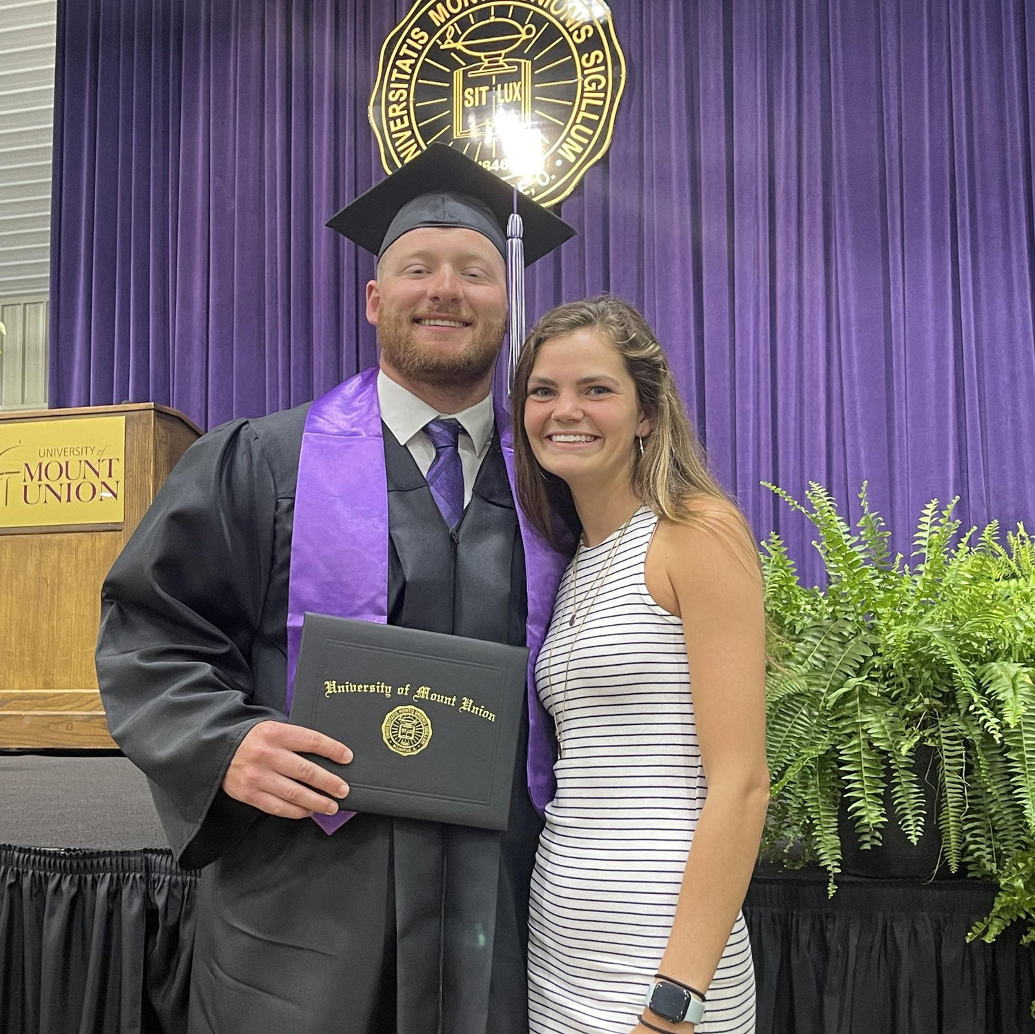 Kaleb stepping out into the real world! Bye bye Mount Union (and the 4 hour drive)