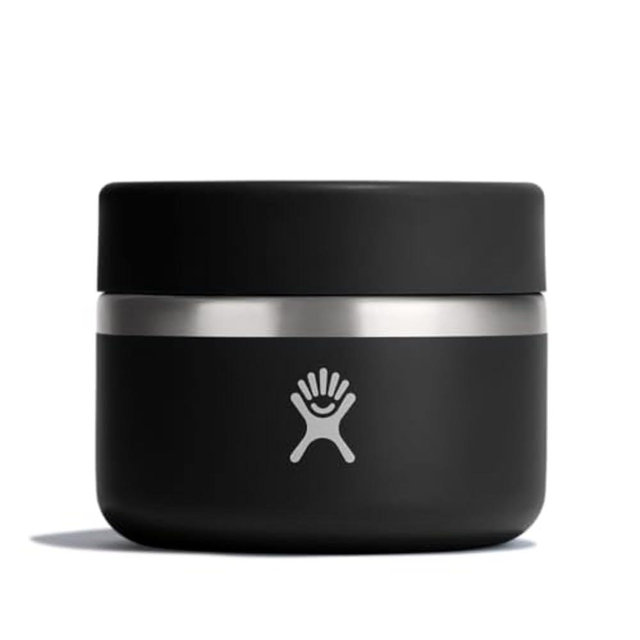 Hydro Flask Food Jar – Insulated Stainless Steel, Snack Travel Container for Hot Food, Lunch, & Soup 12 Oz Black