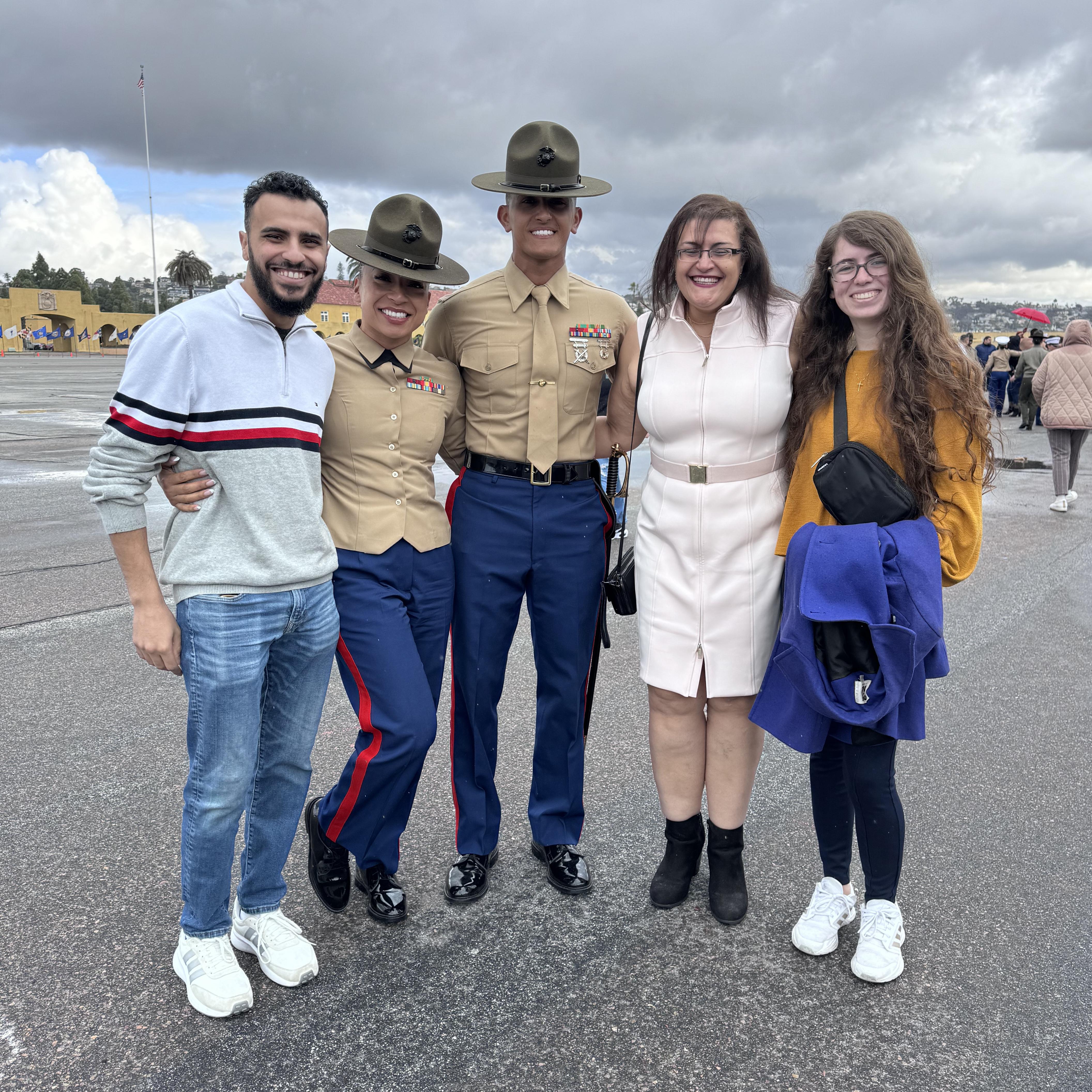 Getting closer with his family has been such a blessing! It was so special to see Shu's brother graduate his class of marines and I feel so lucky to have the best future in-laws!