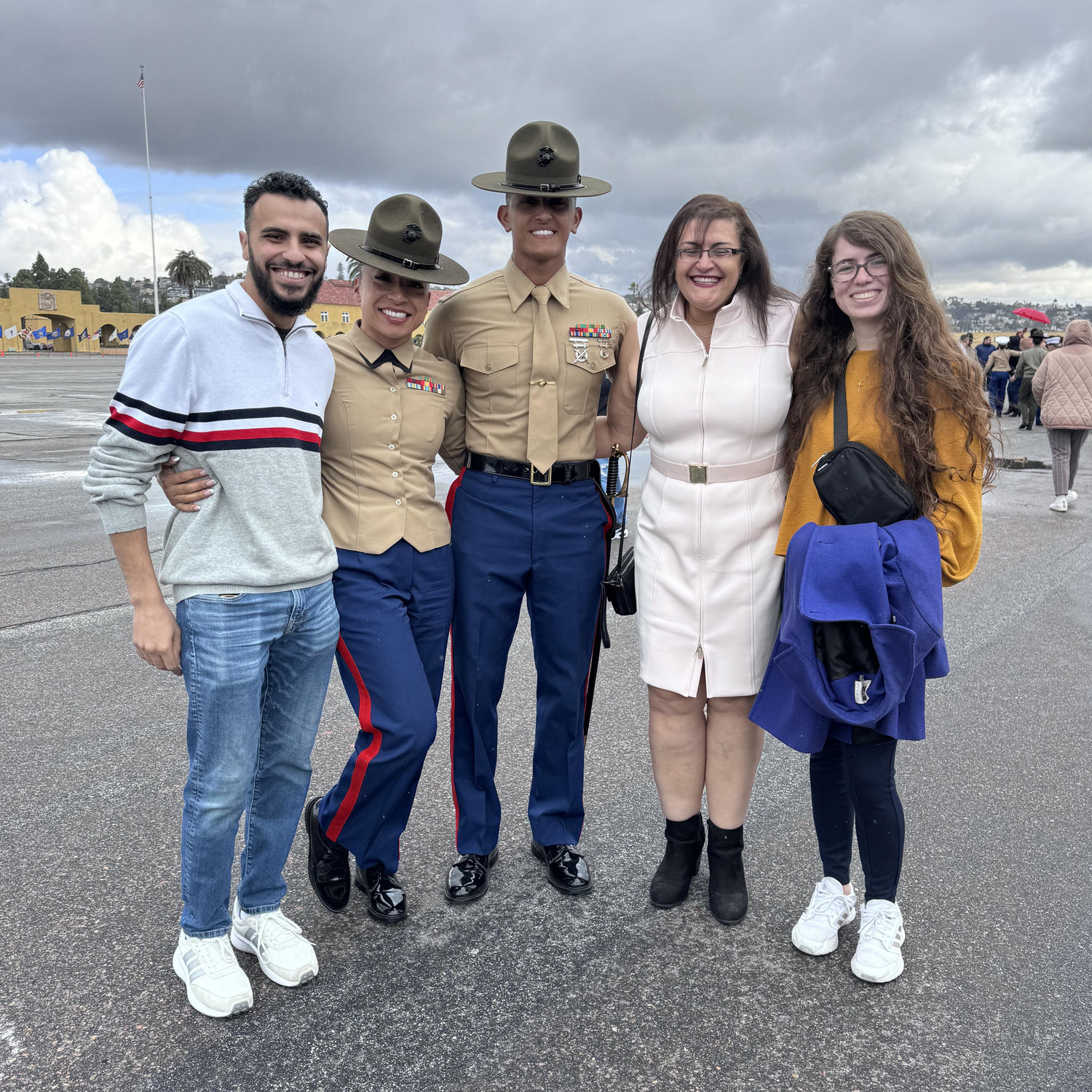 Getting closer with his family has been such a blessing! It was so special to see Shu's brother graduate his class of marines and I feel so lucky to have the best future in-laws!