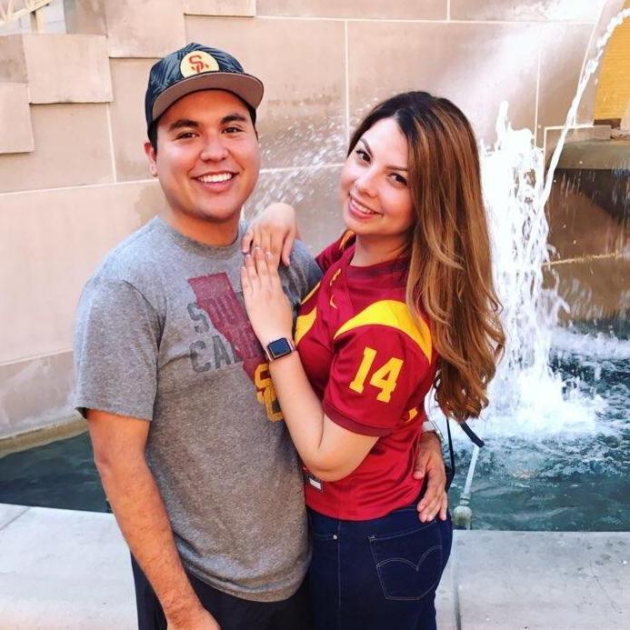 My first USC football game!
