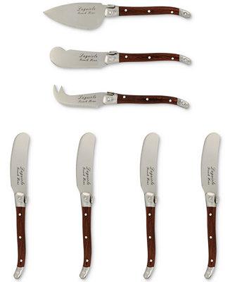 Laguiole 7-Pc. Pakkawood Cheese Set