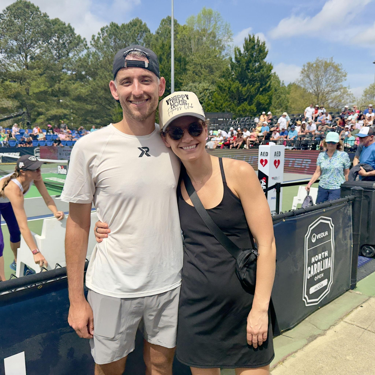 Eric's Pickleball tournament in Cary, Morgan's Hometown