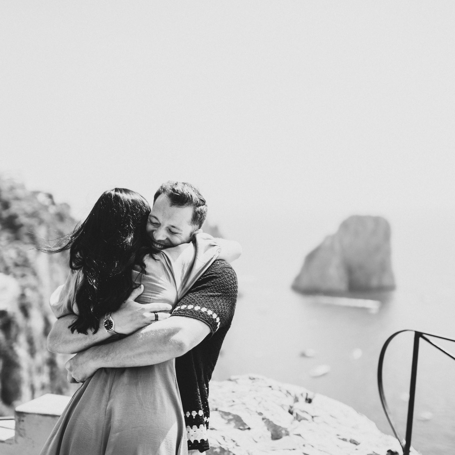 He popped the question!