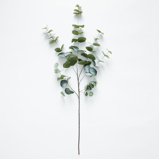 Faux Baby Blue Eucalyptus Branch, 45"