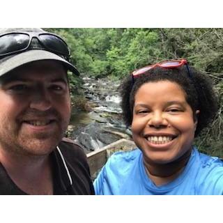 Fun hike to a waterfall in North Georgia