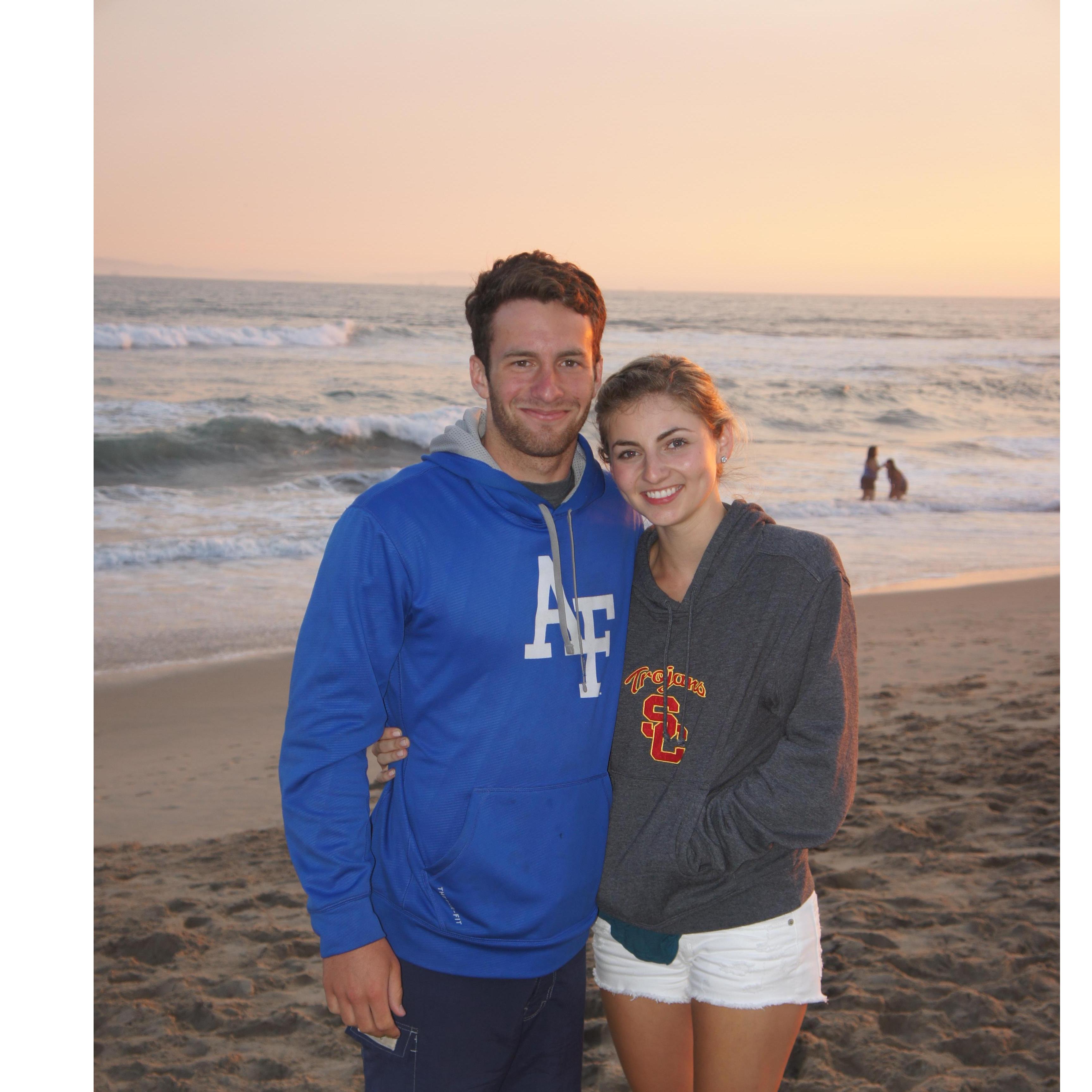 2013: enjoying Oliver's 3 weeks of summer break in CA