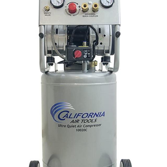 California Air Tools 10020C Ultra Quiet Oil-Free and Powerful Air Compressor, 2 HP