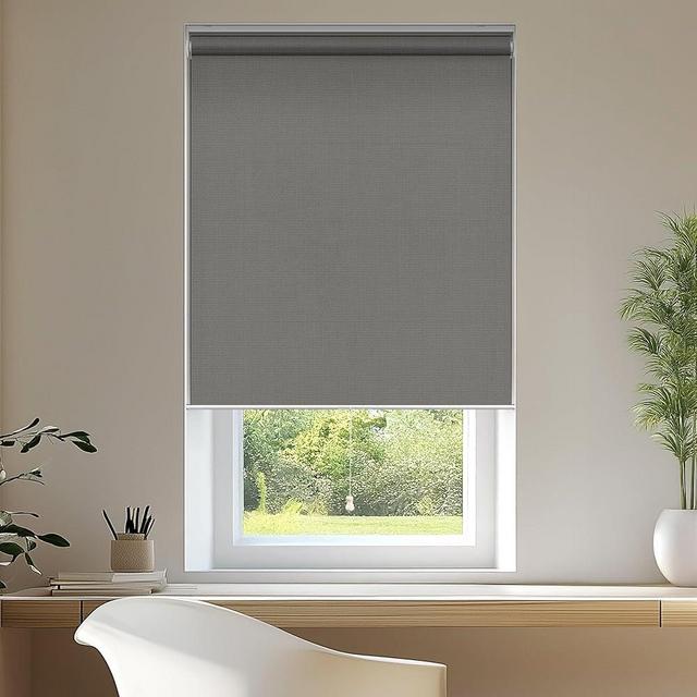 CHICOLOGY Roller Window Shades , Window Blinds , Window Shades for Home , Roller Shades , Window Treatments , Window Blinds Cordless , Door Blinds , Urban Grey (Light Filtering), 45"W X 72"H